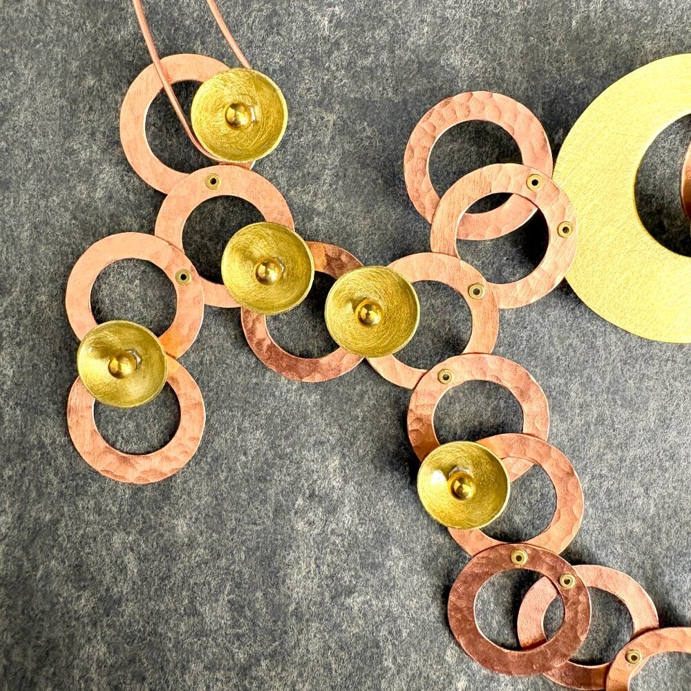 Chick Boss handmade wearable sculpture statement necklace - fair trade jewelry - Picture 7 of 11